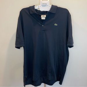 NWOT Lacoste Navy Blue Polo Short Sleeve Shirt Size 6